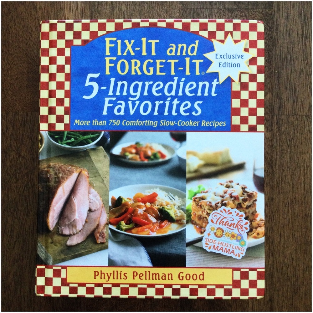 Fix‑It & Forget‑It 5‑Ingredient Favorites Cookbook — Hardcover, Like New - Picture 3 of 8